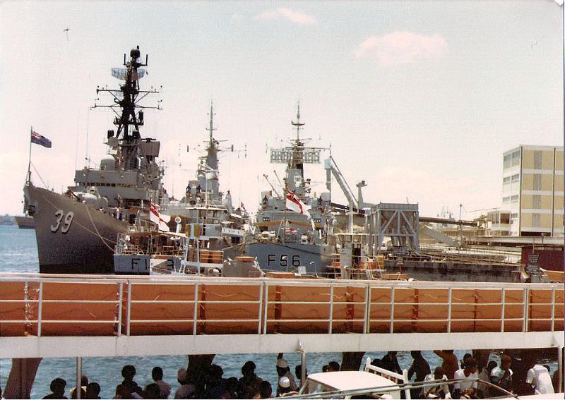 06_HMAS Hobart-HMS Rhyll-HMS Argonaut_Mombassa_Sept-1981.jpg